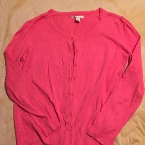 Bright pink Kenneth cole cardigan